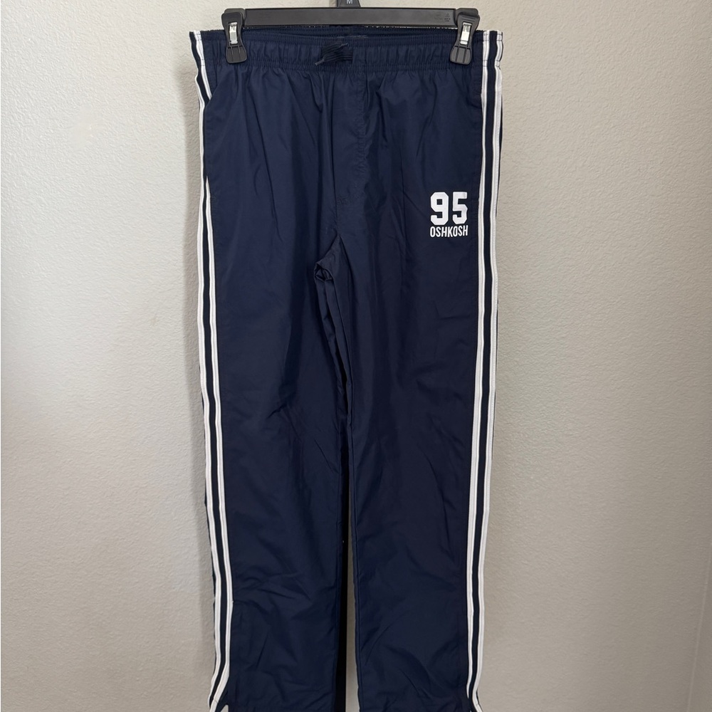 OshKosh B'gosh Navy Trackpants with White Stripes
